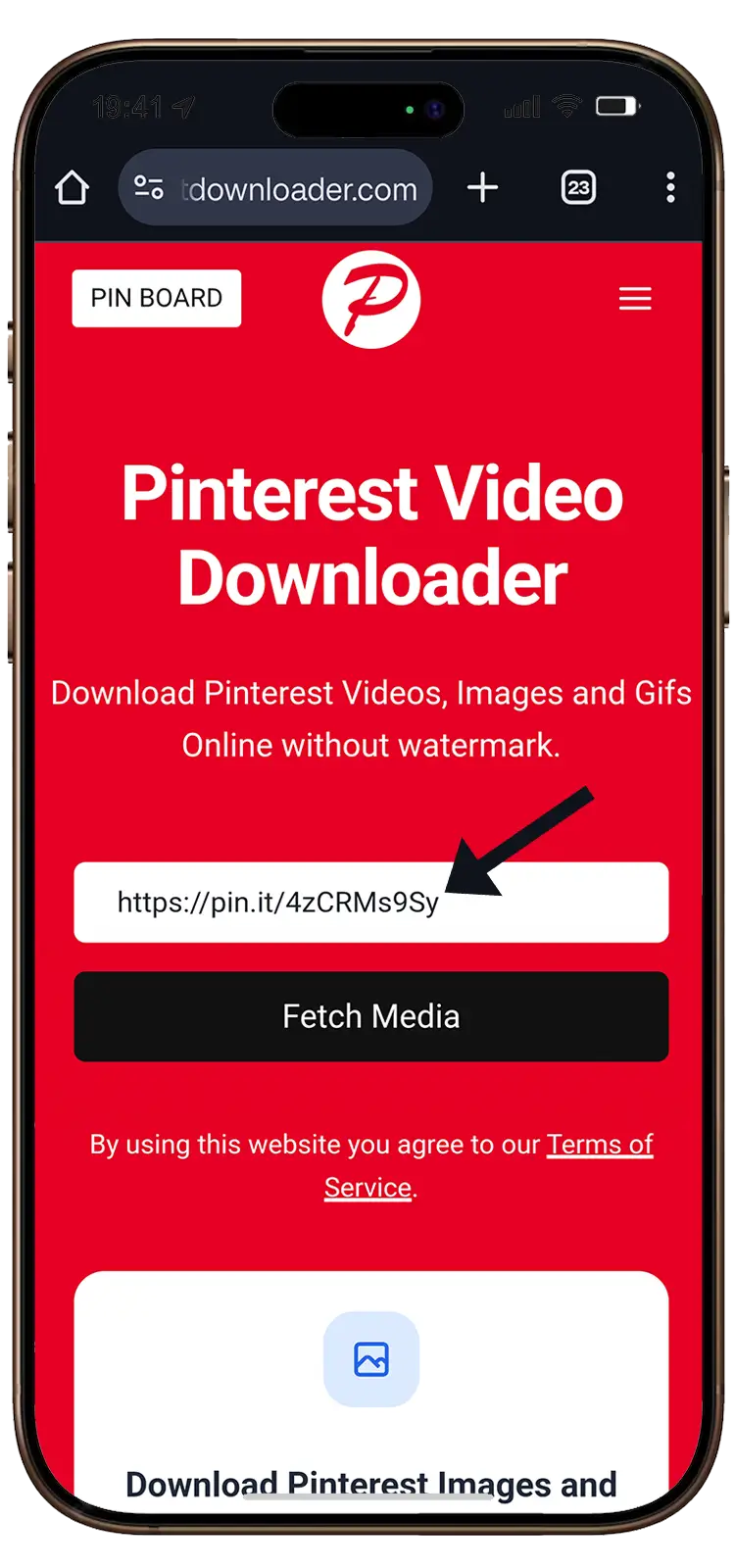 paste-the-copied-link