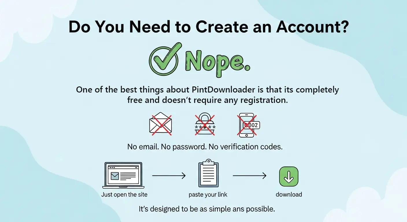 no need to sign-up-for-downloading-pins